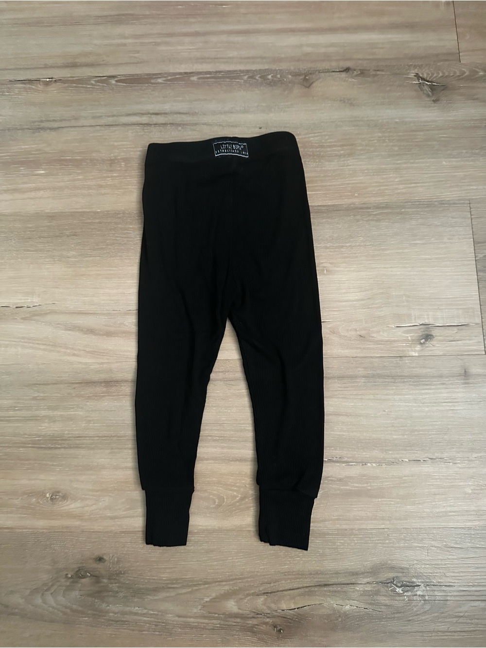 Little Bipsy Collection Black Ribbed Leggings 18–24M